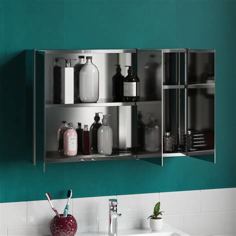 Wilko Bathroom Cabinet Stainless Steel